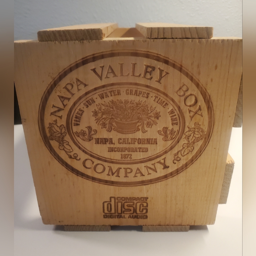 Napa Valley Box Company Wooden CD Holder
